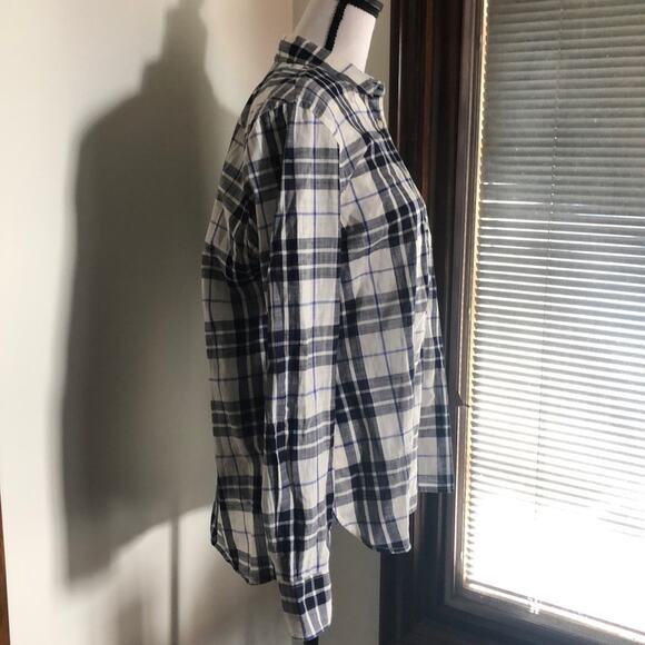 J. Crew | Plaid The Perfect Shirt Size M - Picture 3 of 5